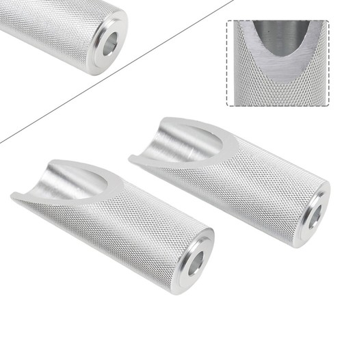 Silber motorrad fußrasten - silber,